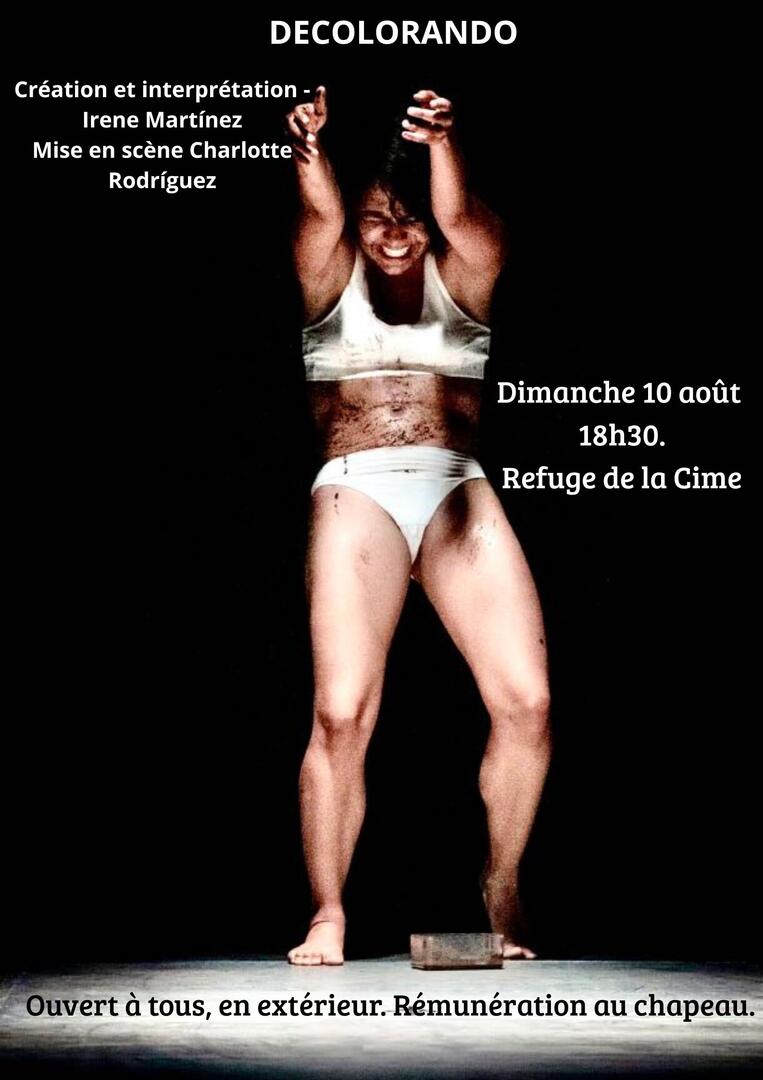 Spectacle "Décolorando" au refuge de la Cime_Ceillac