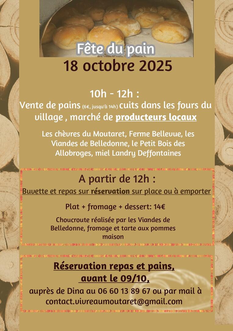 Fête du pain_Le Moutaret