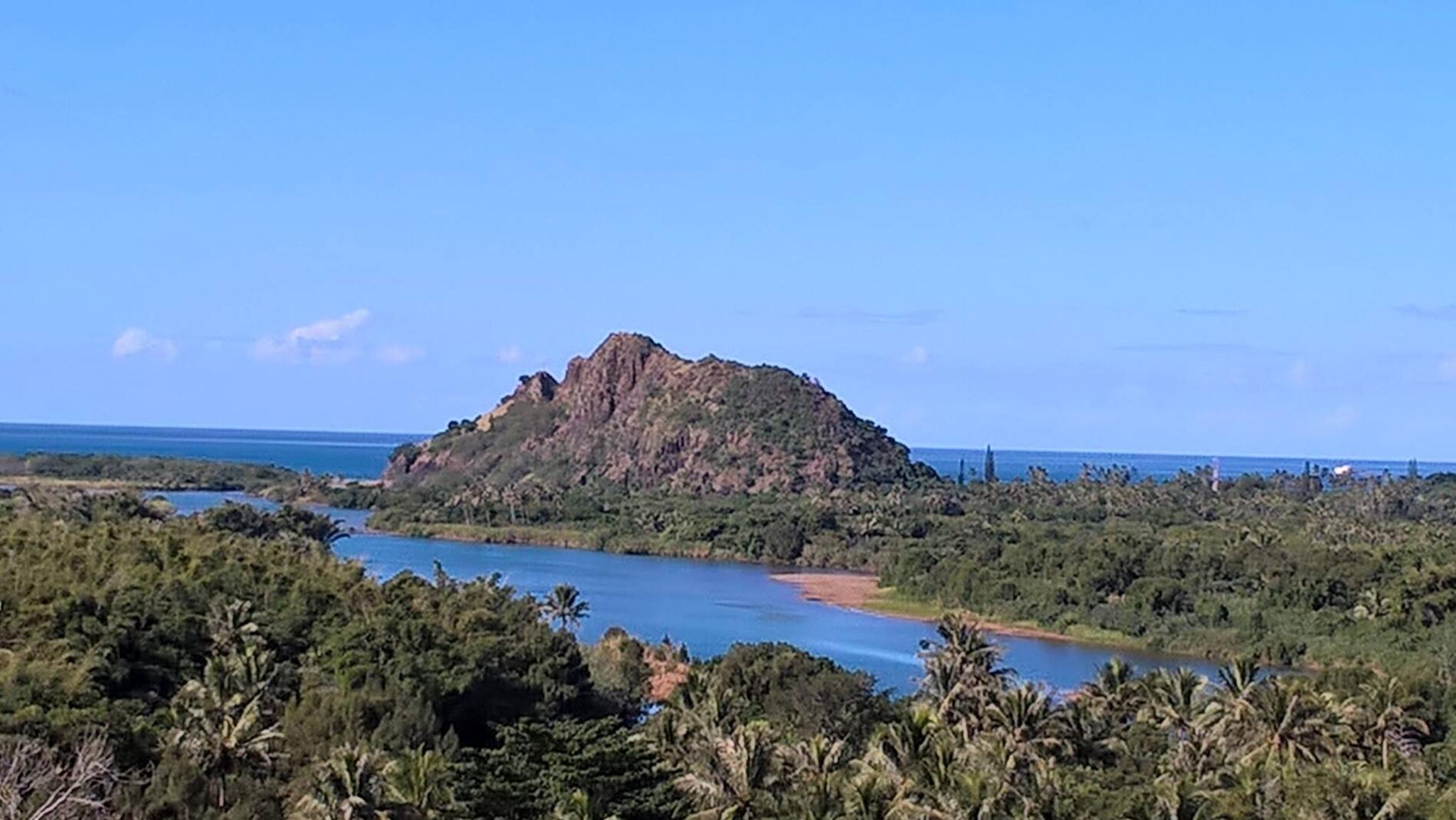 Vue de l'ancien sentier du mineur