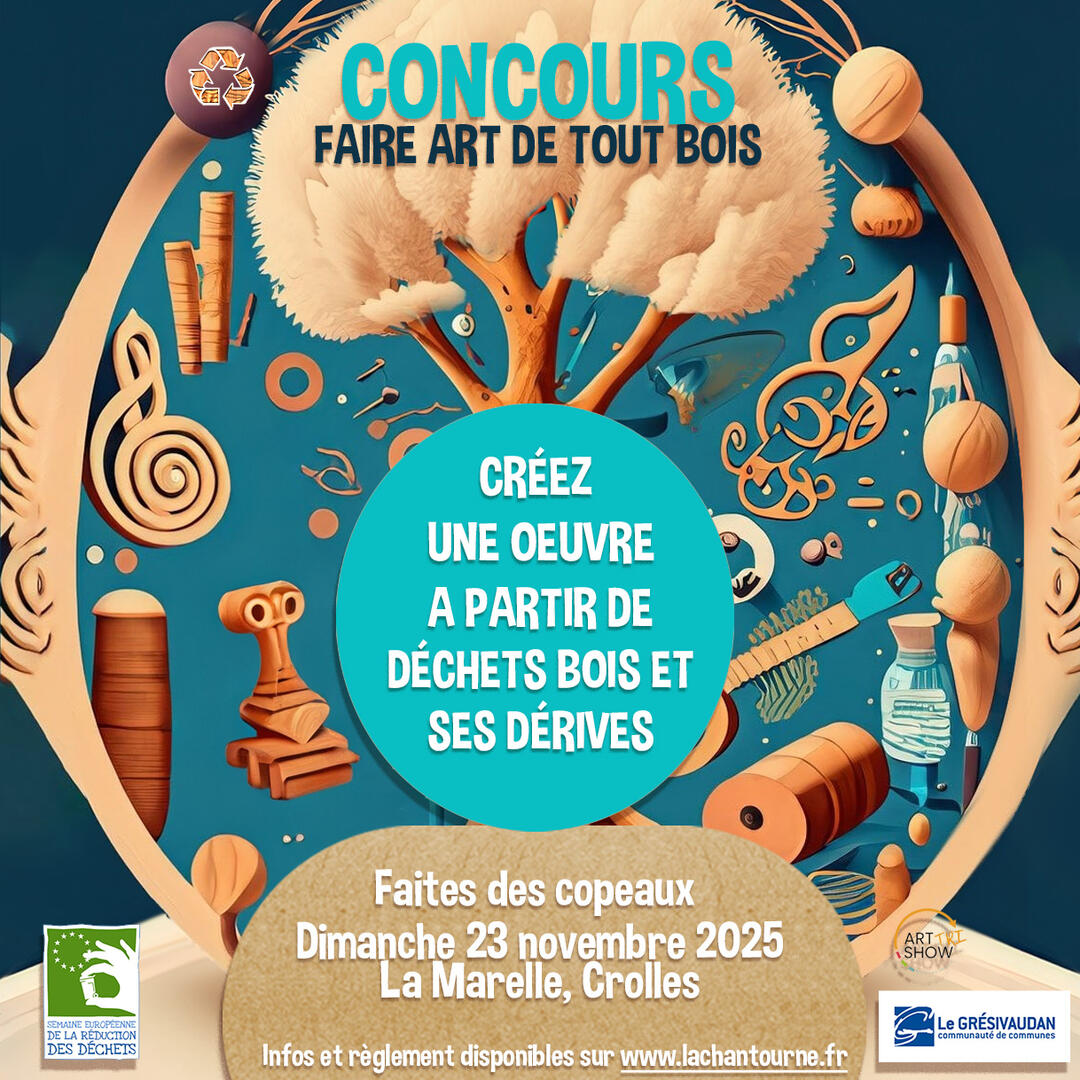 SERD - Créer une oeuvre décorative à partir de déchets issu du bois_Crolles