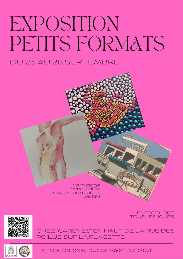 Exposition de peintures Petits Formats_La Ciotat