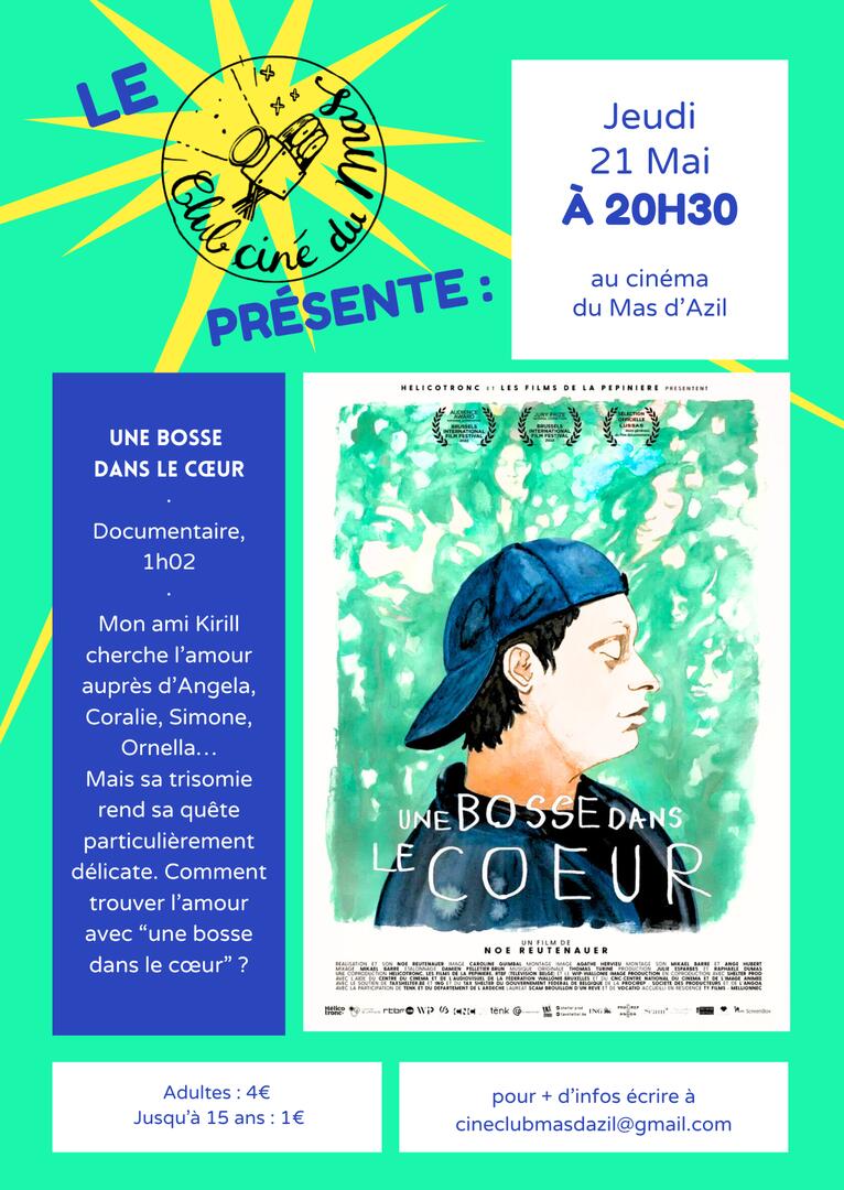 Ciné-club : une bosse dans le coeur_Le Mas-d'Azil