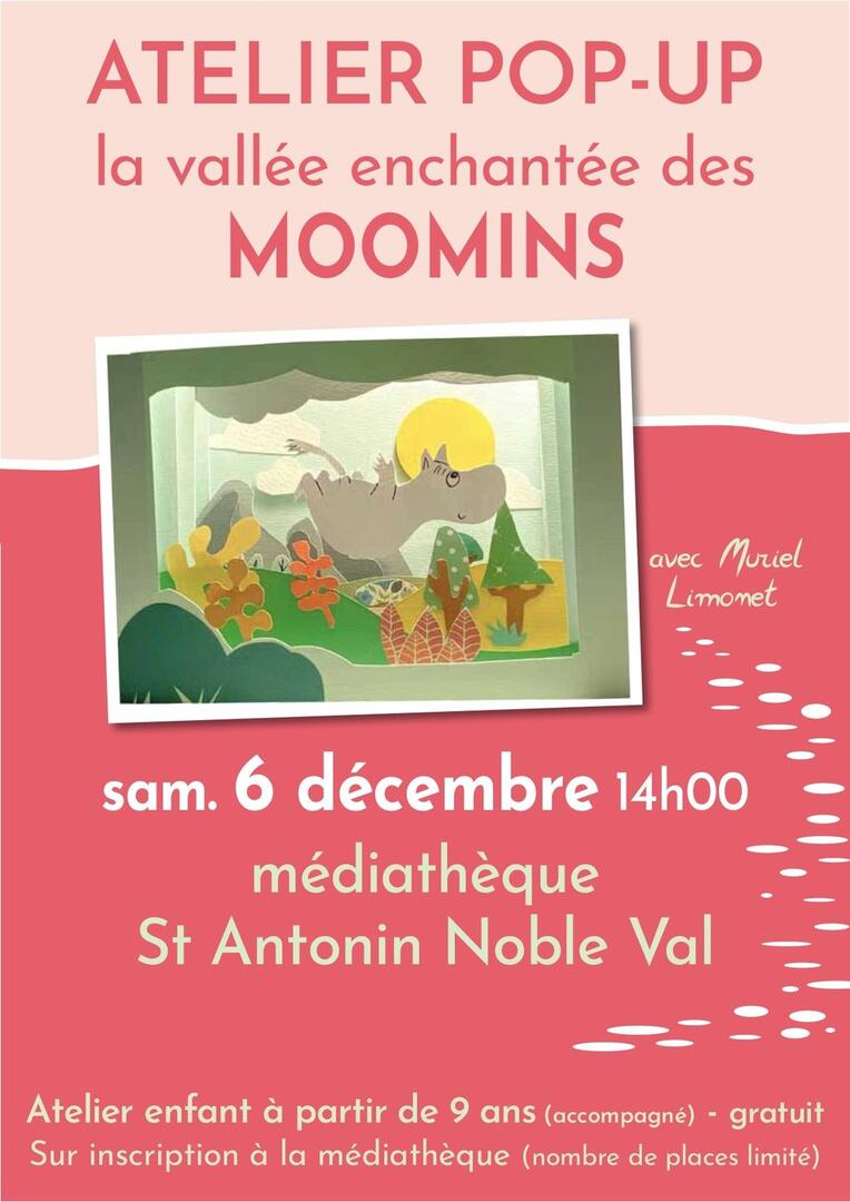Atelier Pop-up "La vallée enchantée des Moomins"_Saint-Antonin-Noble-Val