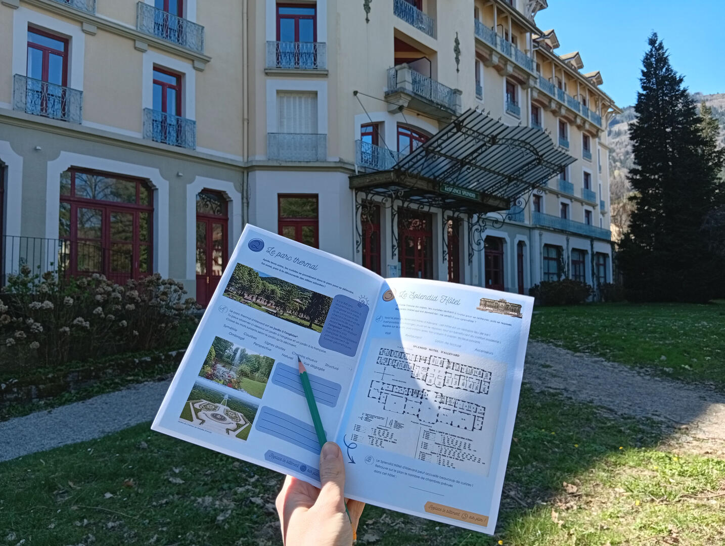 Activité jeu enfant : Archi thermal, enquête au parc !_Allevard