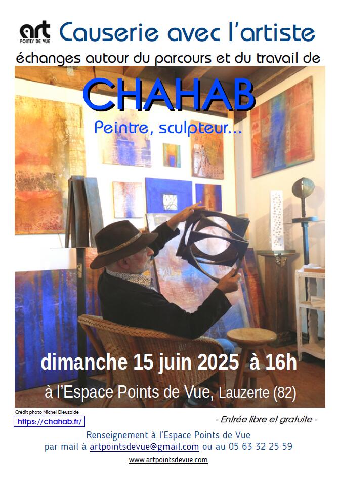 Causerie avec l'artiste - Espace Point de Vue_Lauzerte