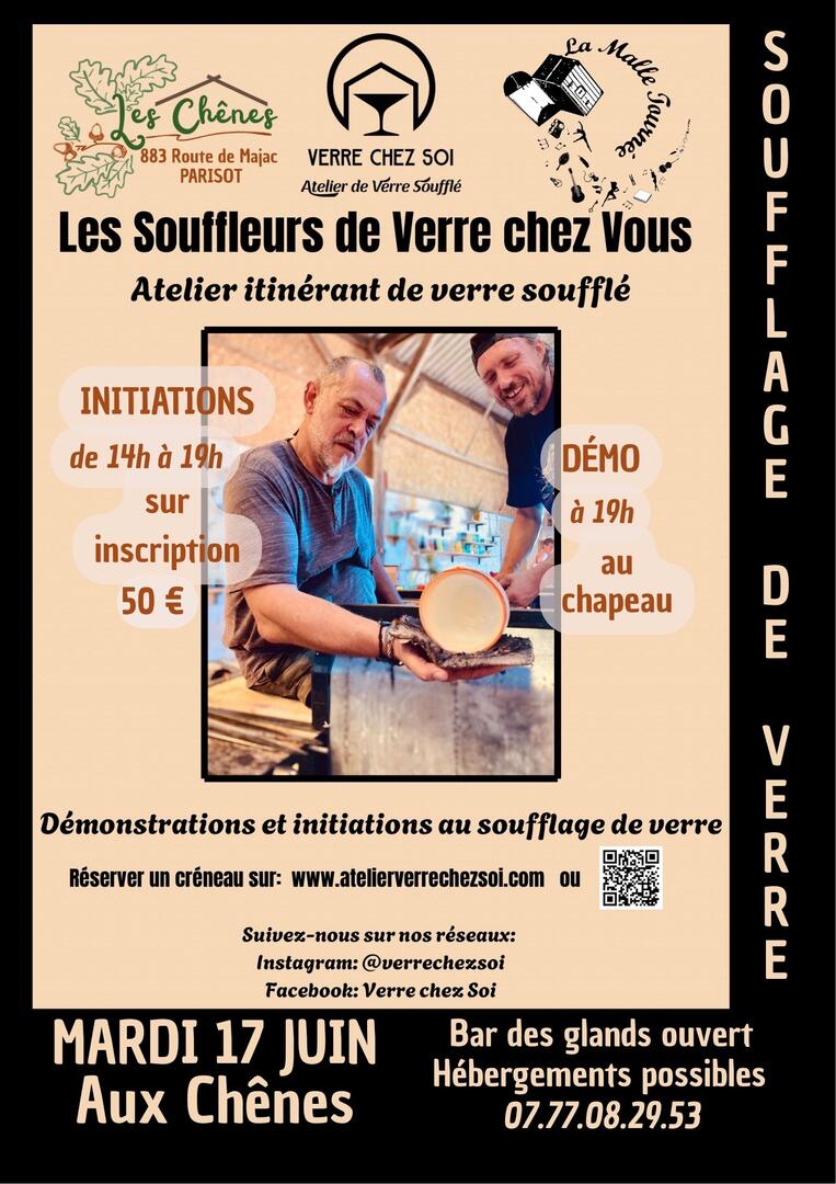 Initiations au soufflage de verre