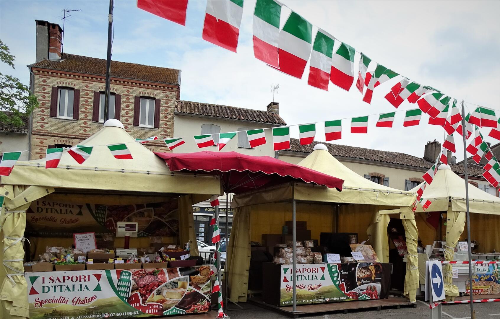 Marché gourmand italien_Caussade