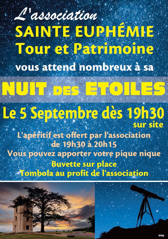 Nuit des étoiles d'été_Sainte-Euphémie