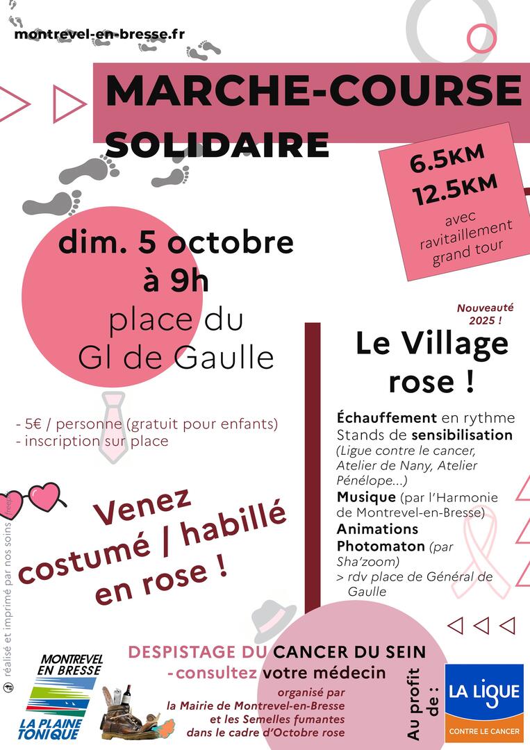 Affiche octobre rose 2025