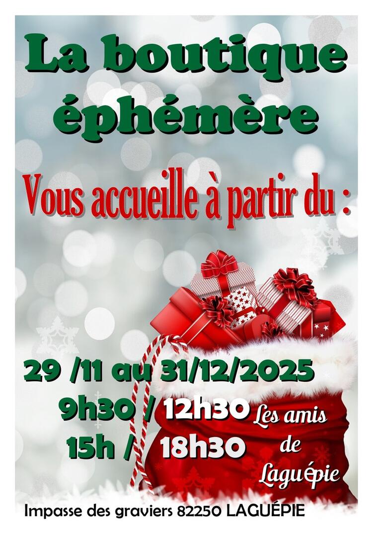 Boutique éphémère de Noël_Laguépie