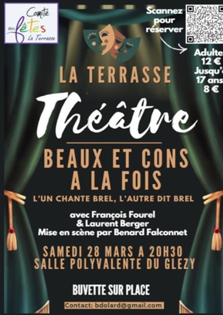 Théâtre musical Beaux et cons à la fois_La Terrasse
