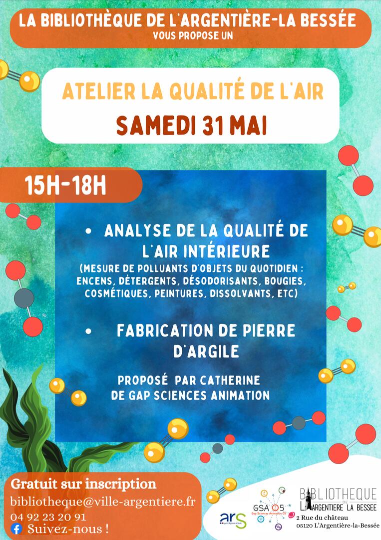 Atelier qualité de l'air_L'Argentière-la-Bessée