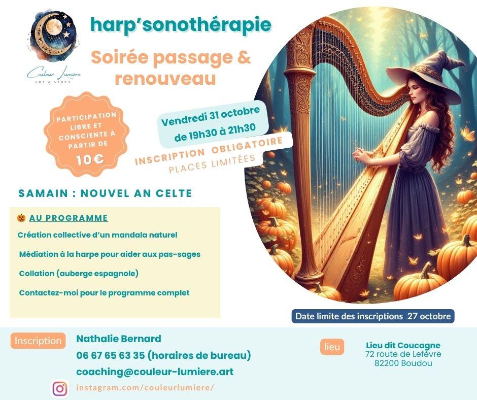 affiche veillée samain
