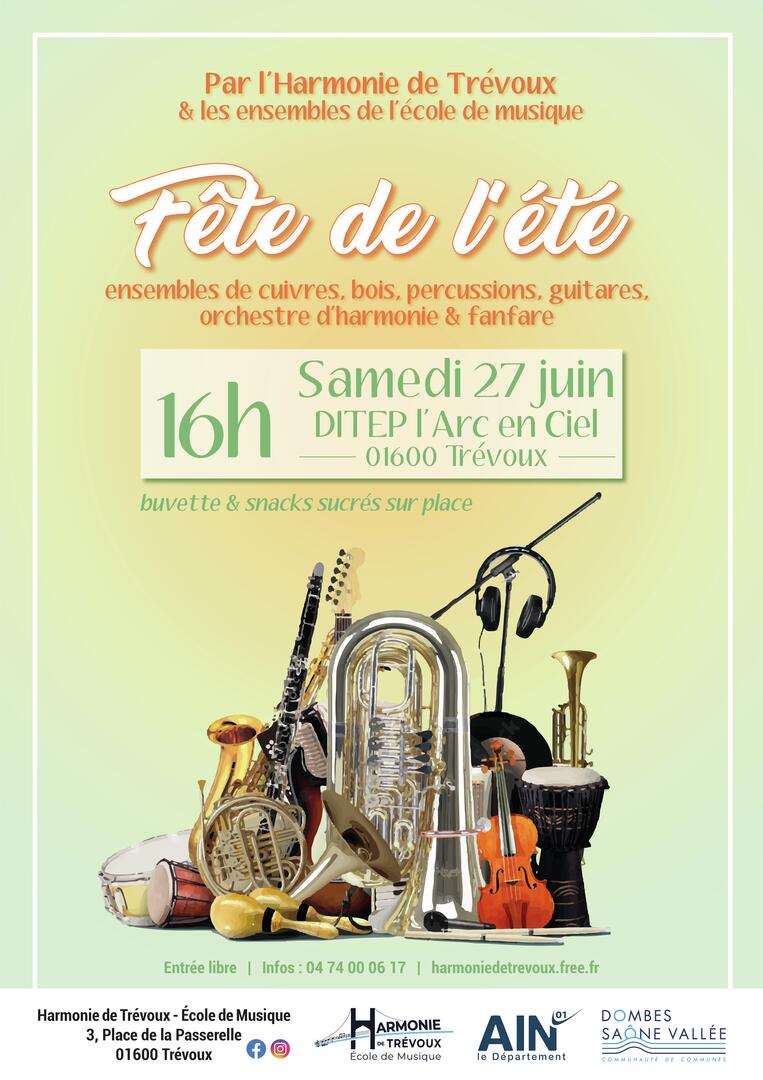 Affiche-Fete-de-l'été-Harmonie-Trévoux