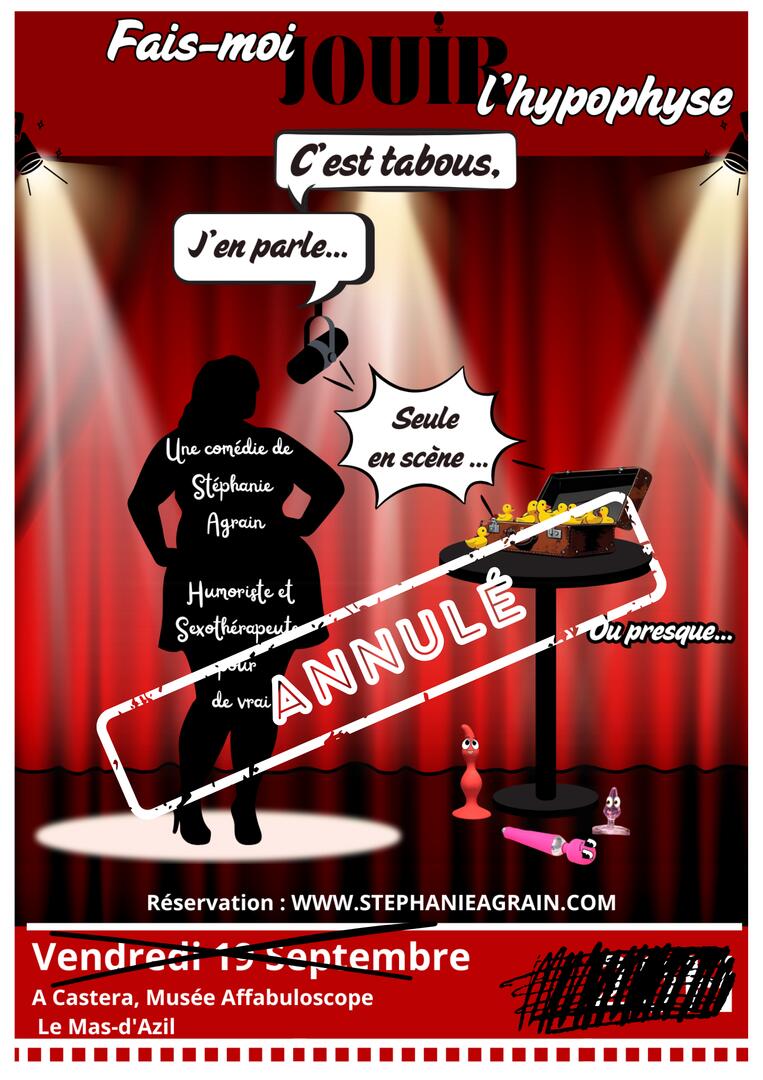 Spectacle : Fais moi jouir l’Hypophyse_Le Mas-d'Azil