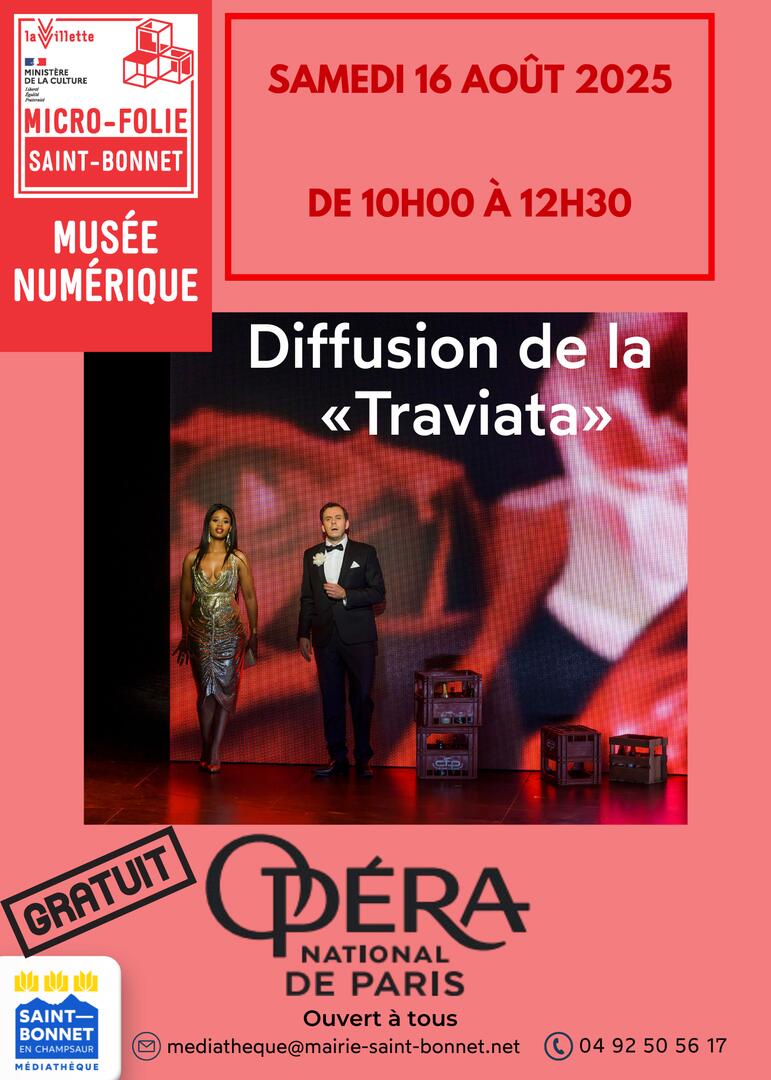 Diffusion de l'opéra "La Traviata"_Saint-Bonnet-en-Champsaur