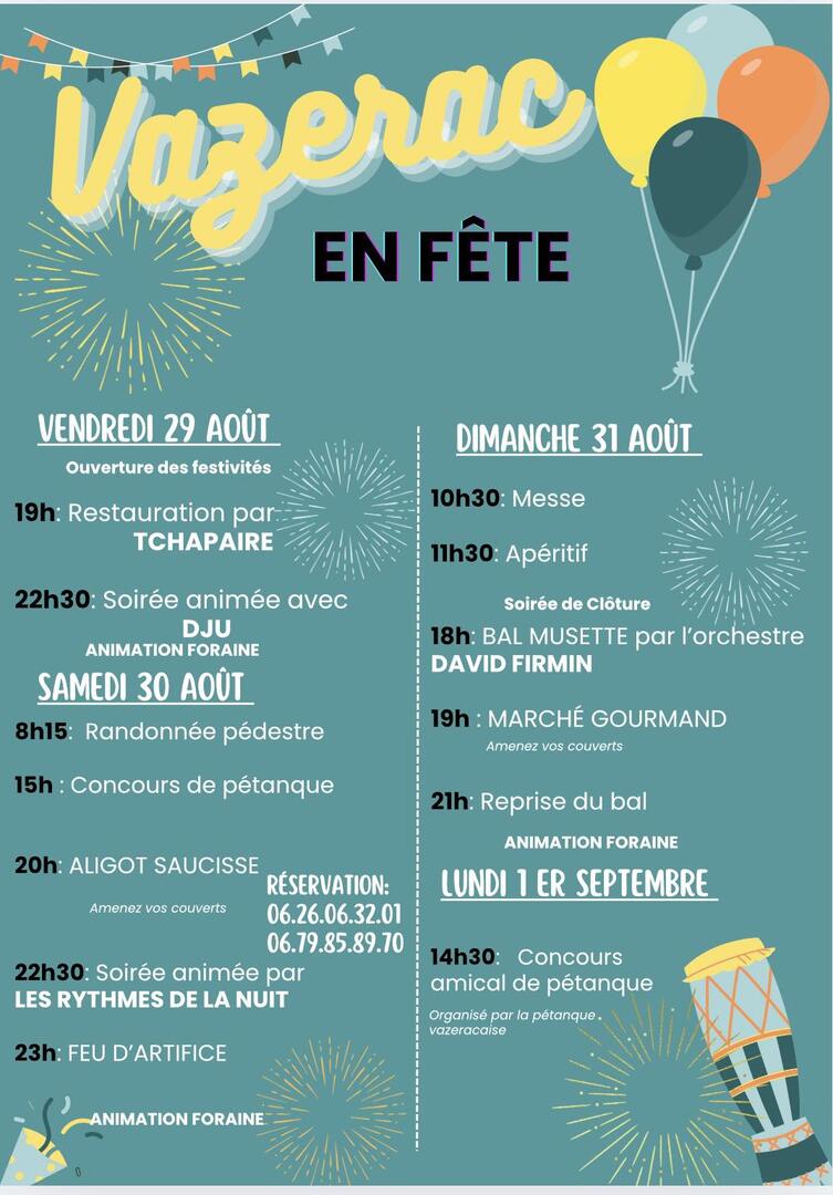 Fête de village à Vazerac_Vazerac