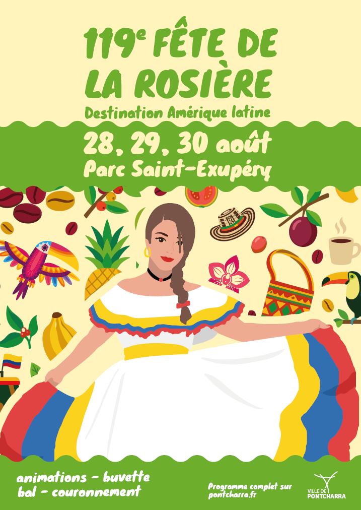 119e fête de la Rosière "Destination Amérique Latine", les 28, 29, 30 août_Pontcharra