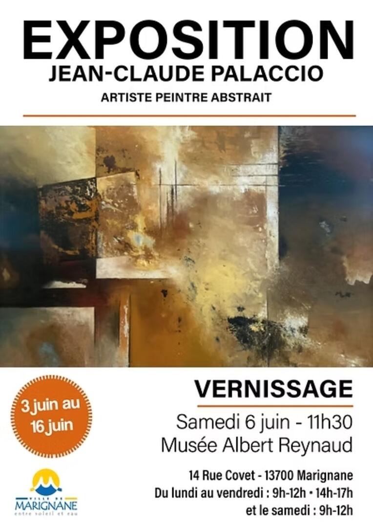 Exposition de peinture abstraite : Jean-Claude Palaccio