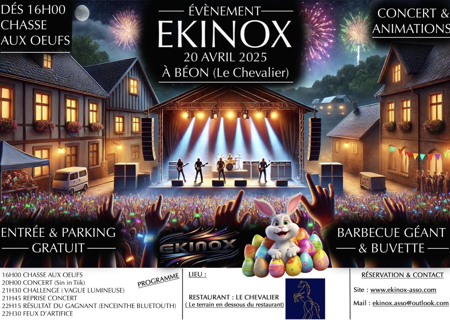 Après-midi festive avec chasse aux oeufs et concert avec Sin in Tiik_Culoz-Béon
