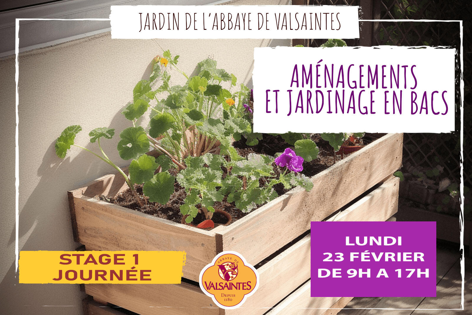 Stage : Aménagements et jardinage en bacs_Simiane-la-Rotonde
