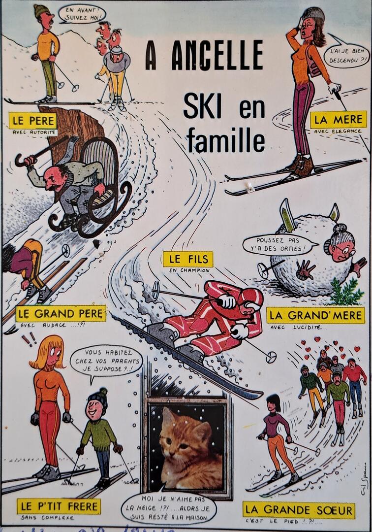 L'histoire du ski à Ancelle
