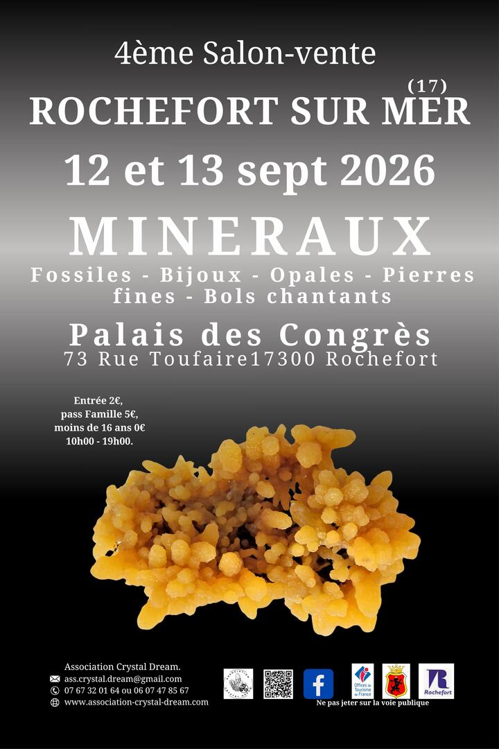 salon minéraux association Crystal Dream