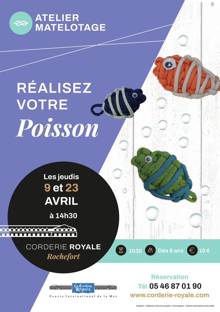 Atelier matelotage : Poisson_Rochefort