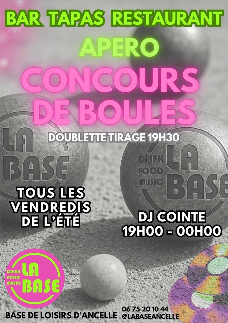 Concours de pétanque et soirée DJ_Ancelle