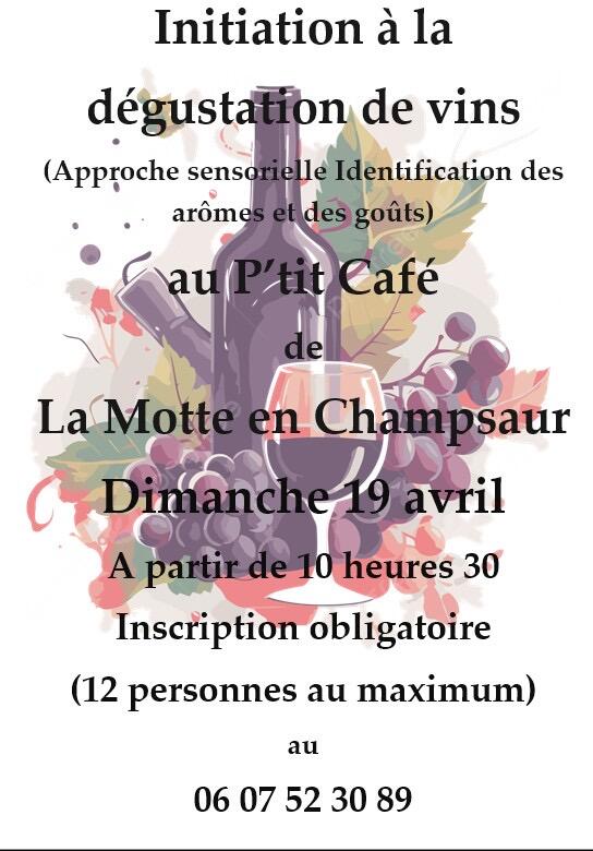 Initiation à la dégustation de vins