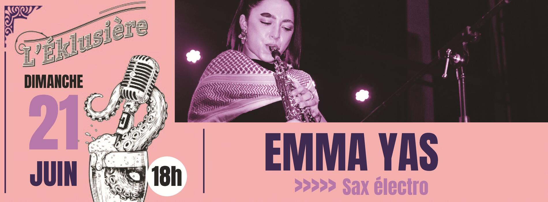 Concert Emma Yas - Sax électro_Parcieux