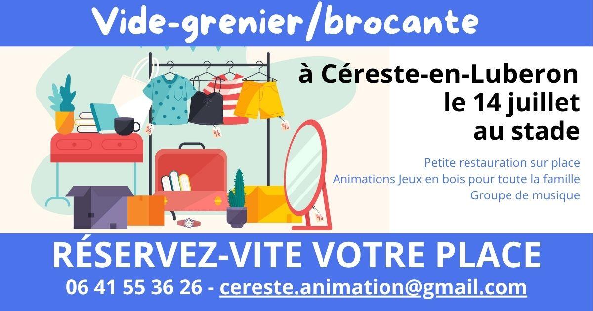 Vide-greniers et Brocante_Céreste