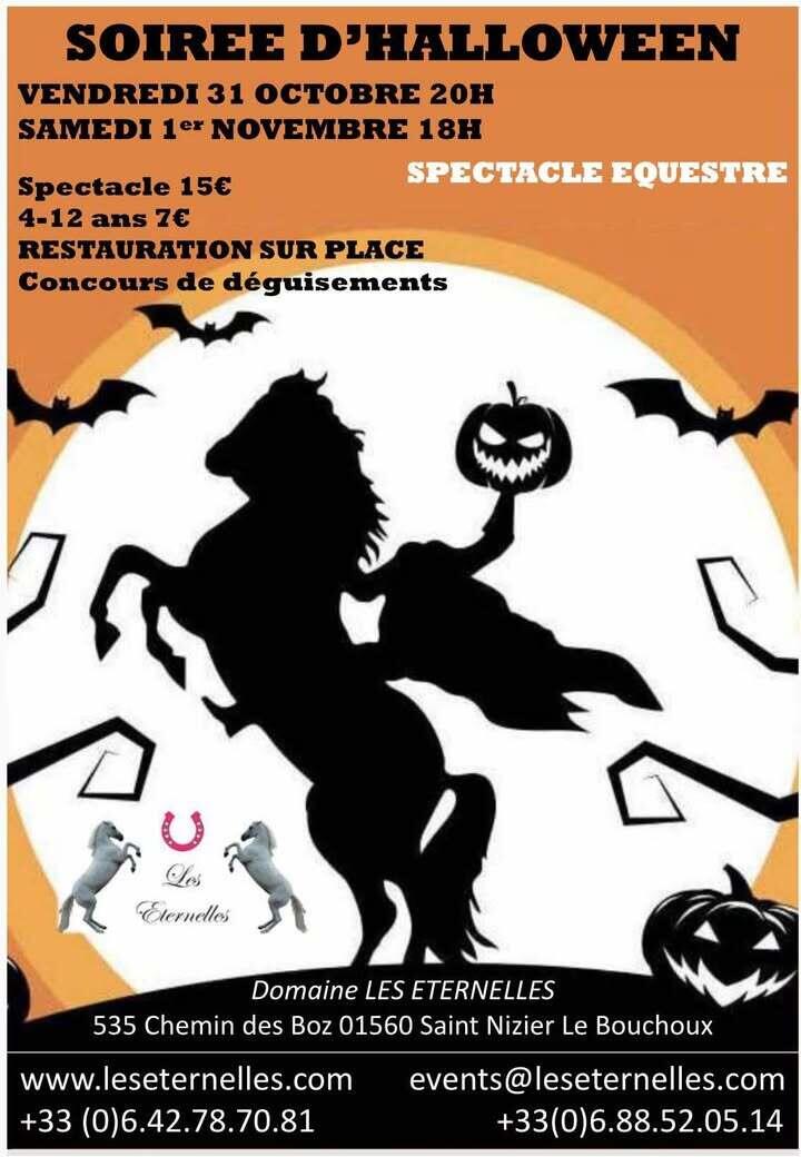 Affiche Soirée d'Halloween_Les Éternelles_Saint-Nizier-le-Bouchoux