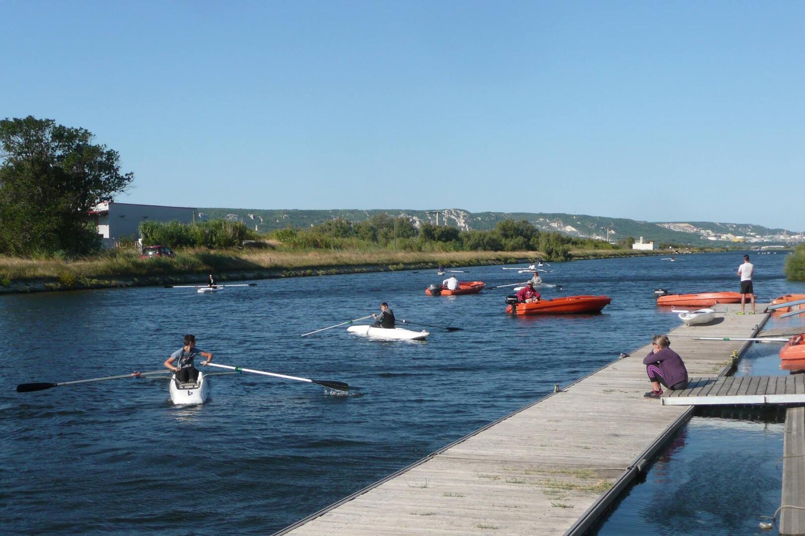 Activité sportive aviron