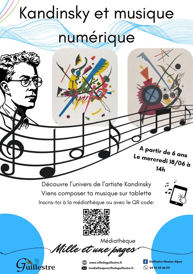 Atelier numérique "Kandinsky et musique numérique"_Guillestre