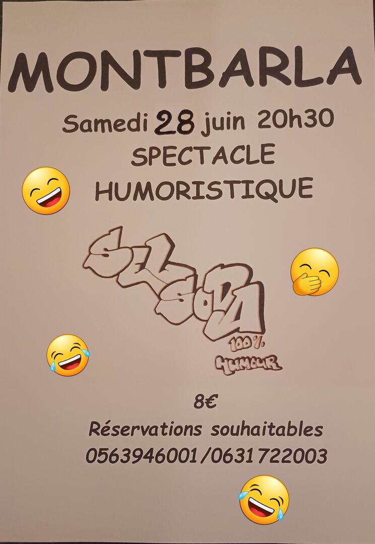 Spectacle comique_Montbarla