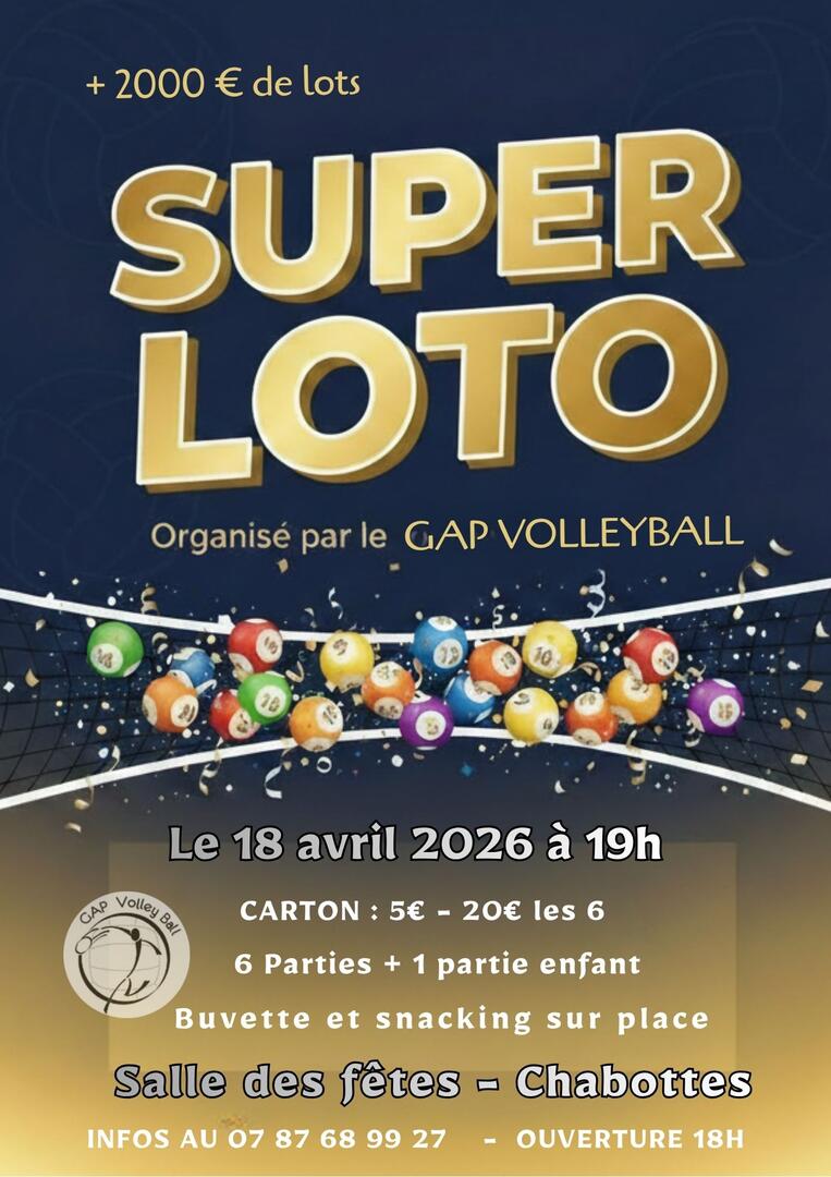 Super Loto du Gap Volleyball _ Chabottes