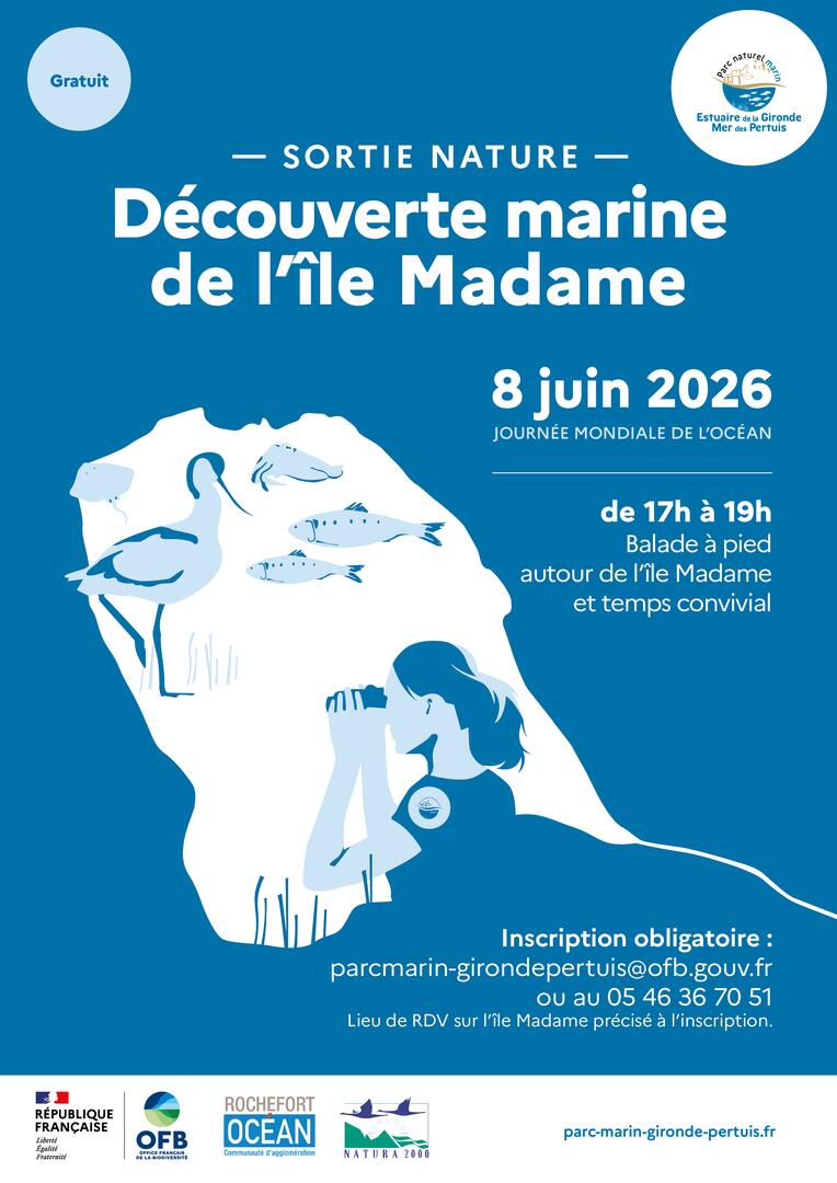 Sortie découverte marine sur l'île Madame