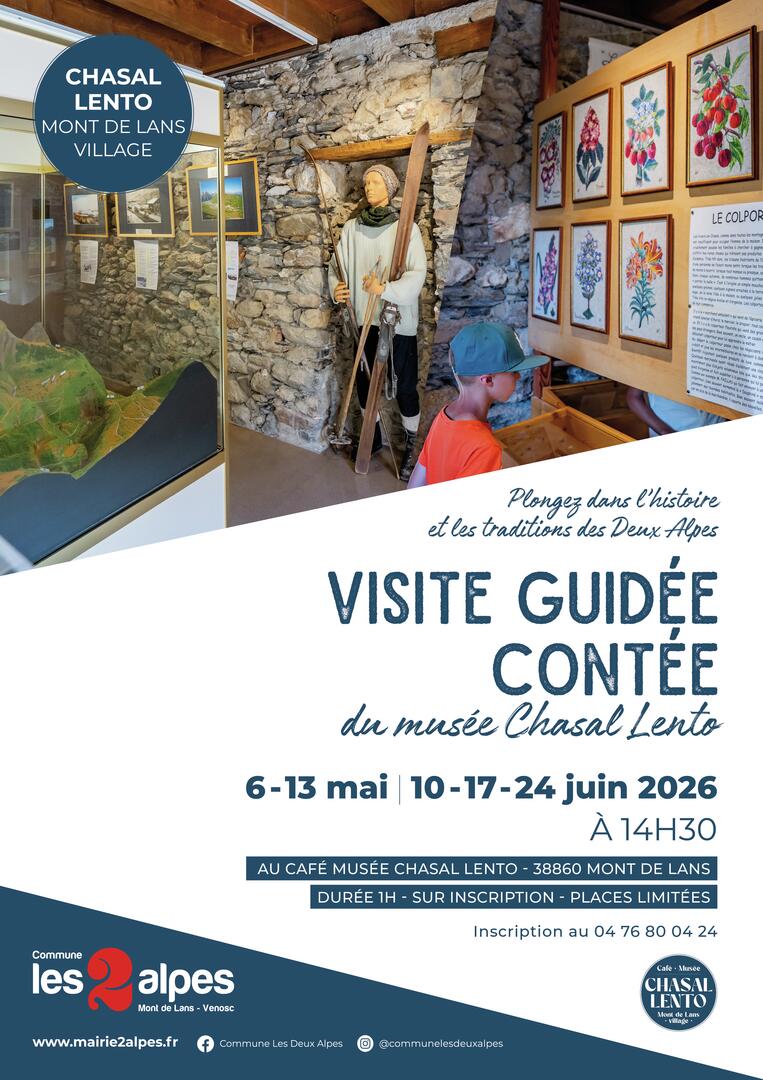 Visite guidée contée du Musée Chasal Lento_Les Deux Alpes