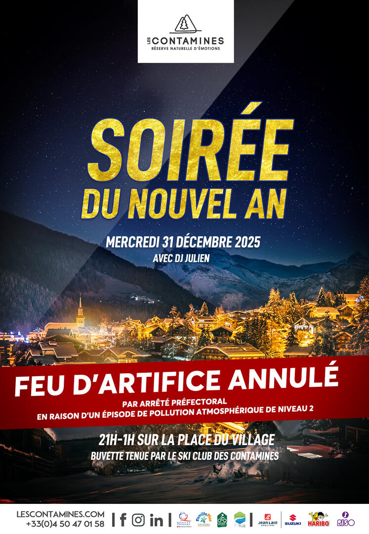 Soirée du nouvel an_Les Contamines-Montjoie