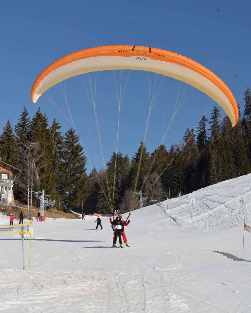 Vol baptême en parapente