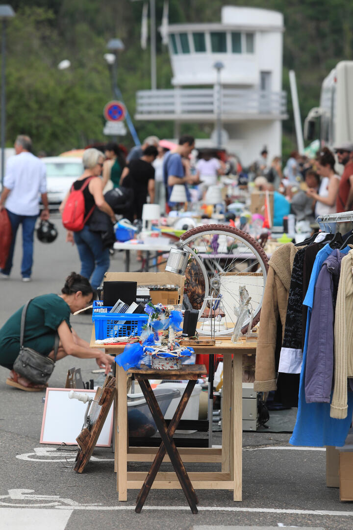 Vide-grenier à Saint-Victor-sur-Loire