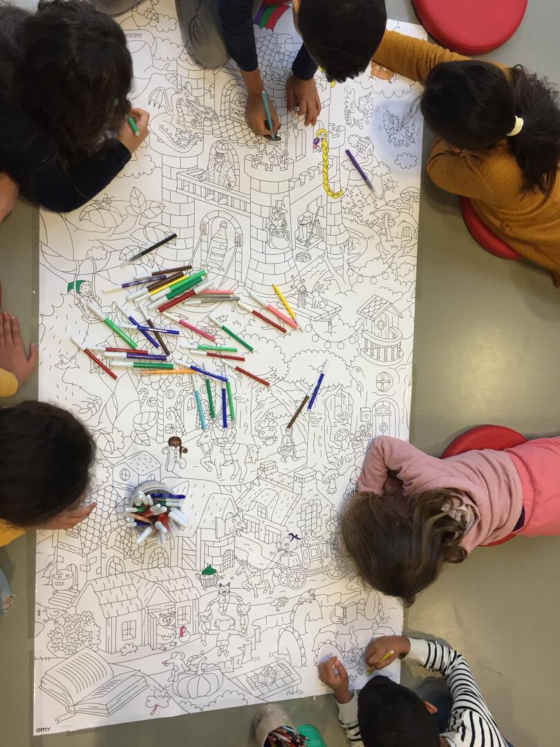 Coloriage géant