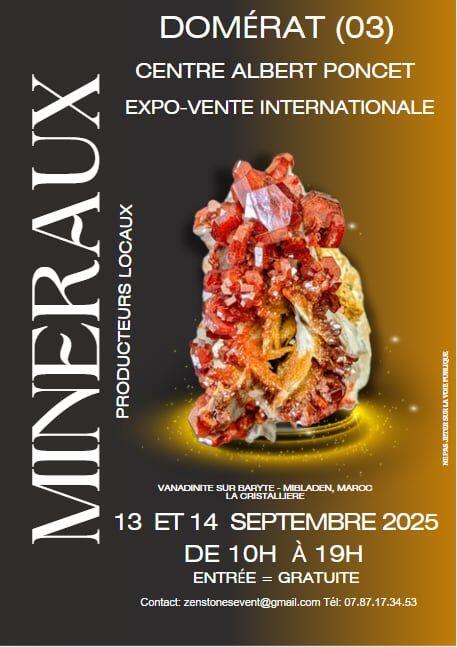Exposition de minéraux_Domérat
