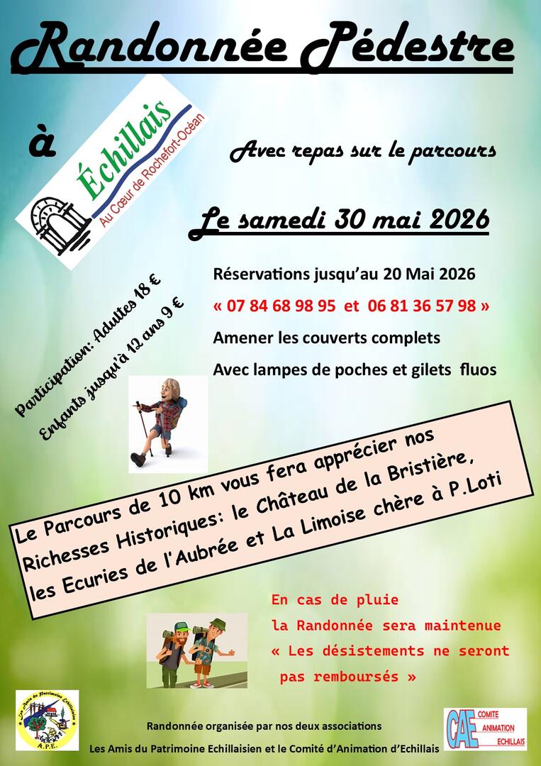 Randonnée Echillais