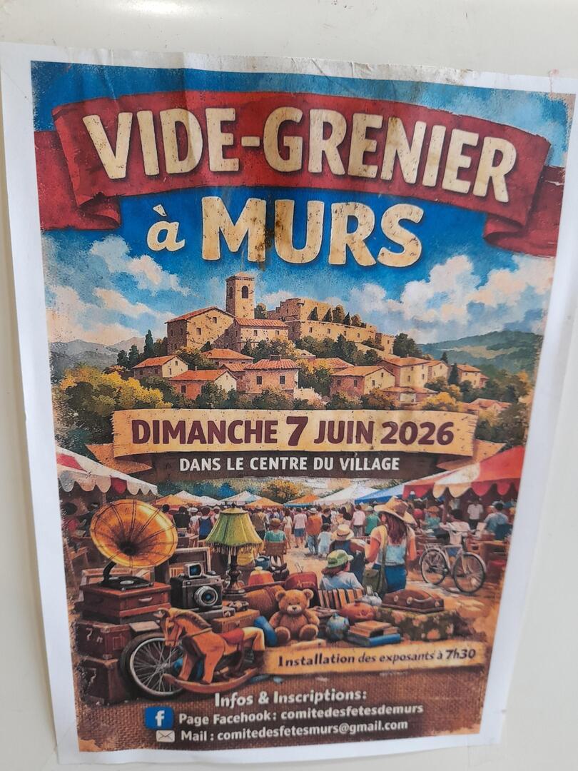 VIDE GRENIER MURS