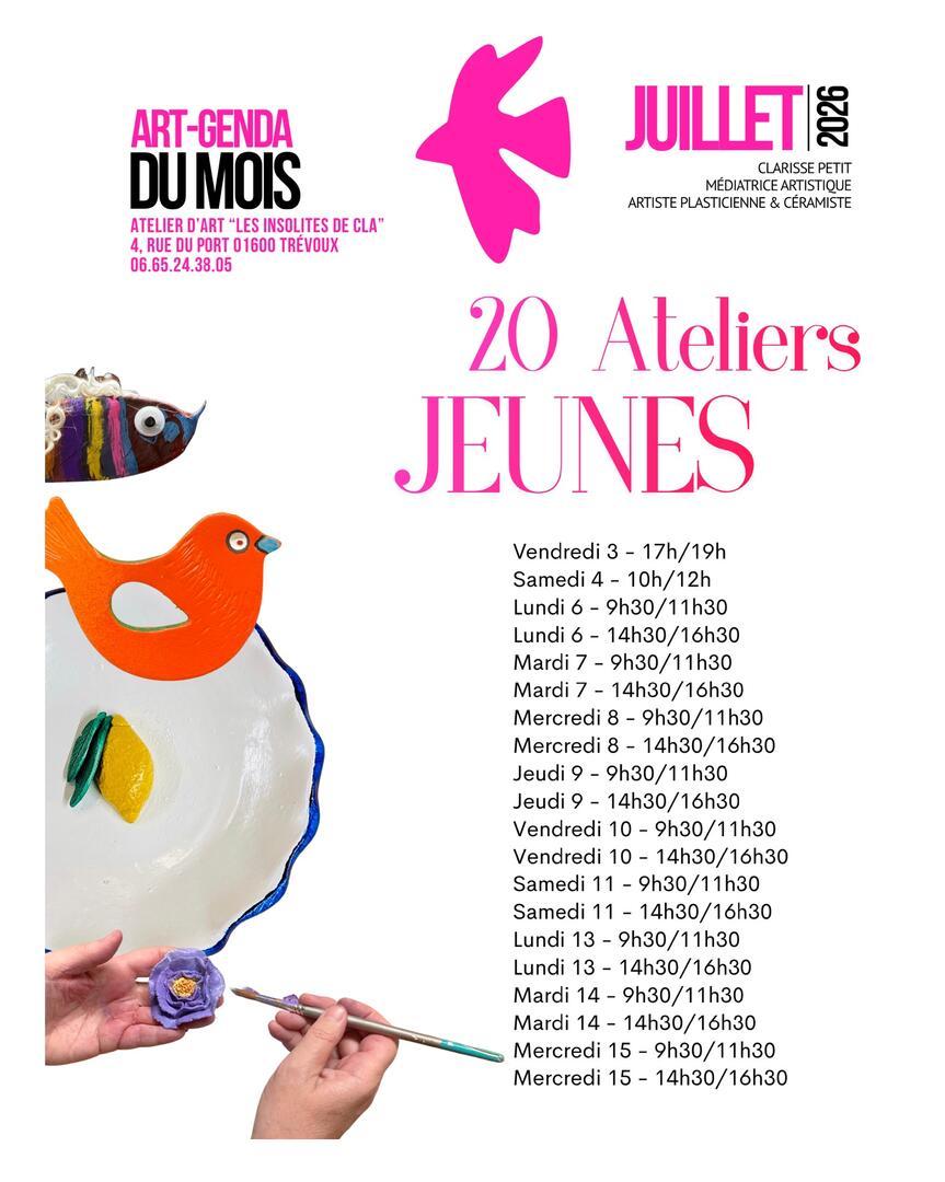 Ateliers jeunes - Les Insolites de Cla !_Trévoux