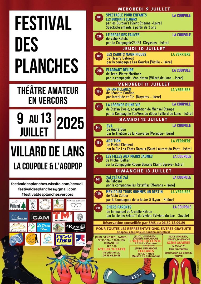 Lectures d'extraits de pièces de théâtre de grands auteurs_Villard-de-Lans