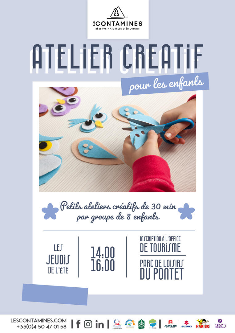 Atelier créatif pour les enfants_Les Contamines-Montjoie