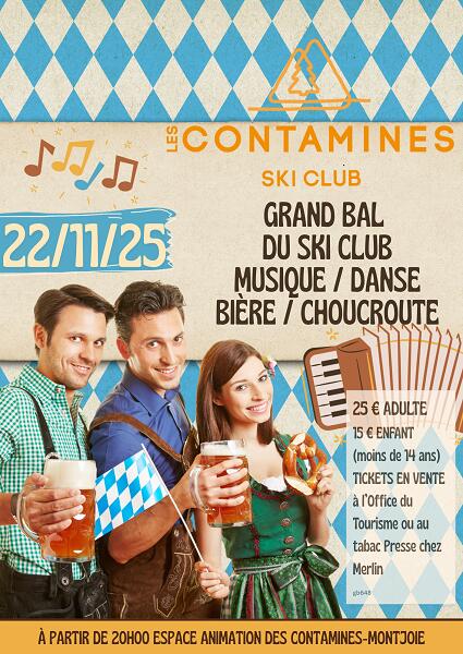 soirée ski club - soirée les contamines montjoie
